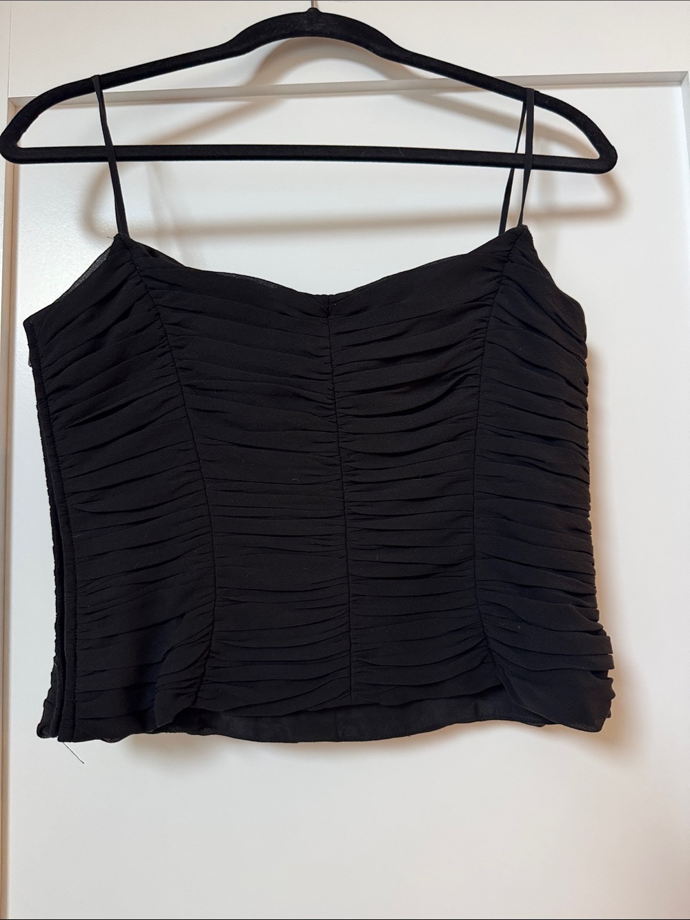 Escada Black Ruched Top - Picture 2 of 5